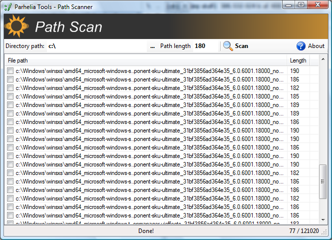 Path Scanner 1.1.0.20