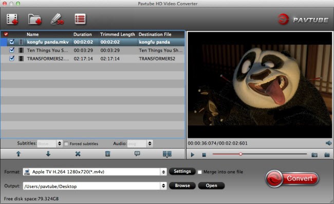 Pavtube HD Video Converter for Mac 3.6.1.5363