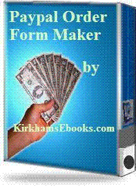 Paypal Order Form Maker $2.00 with Resal 1.8