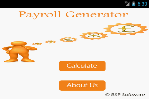 PayRoll Generator 1.0