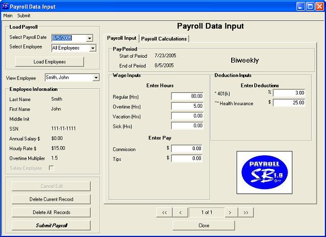 Payroll SB 2008 3.2.1