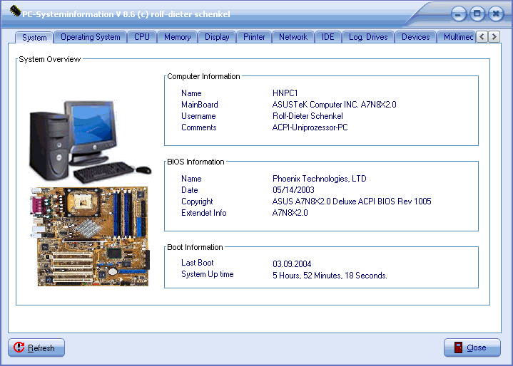 PC-INFO32 8.6