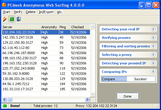 PC Mesh Anonymous Web Surfing 5.4