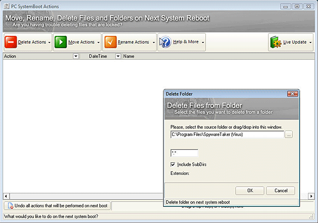 PC SystemBoot Actions 1.10.35.163