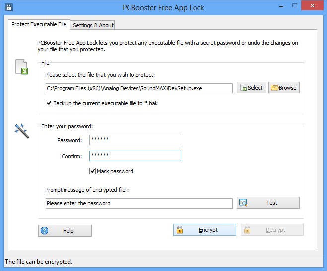 PCBooster Free App Lock 7.3.5