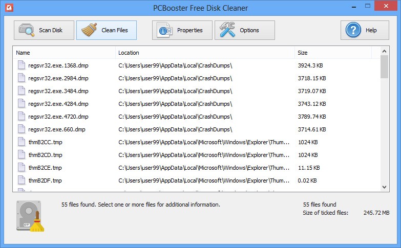 PCBooster Free Disk Cleaner 7.3.4