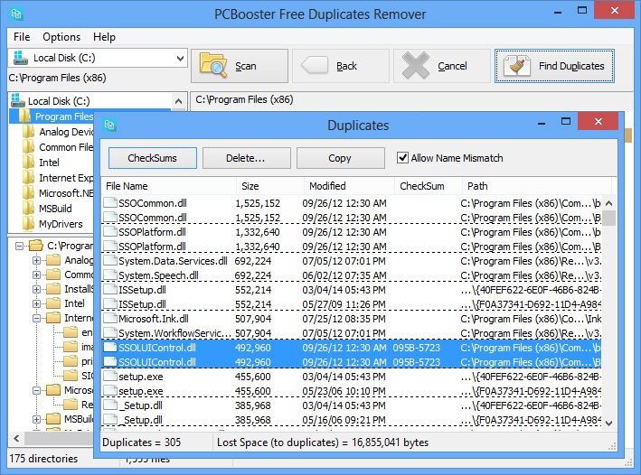 PCBooster Free Duplicates Remover 7.3.4
