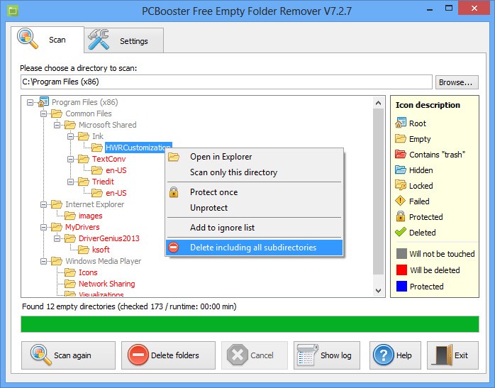 PCBooster Free Empty Folder Remover 7.3.4