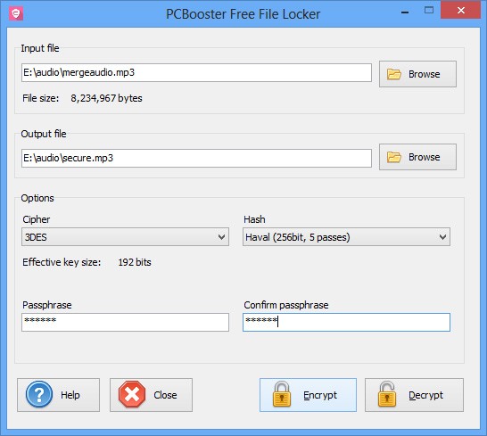 PCBooster Free File Locker 7.3.4