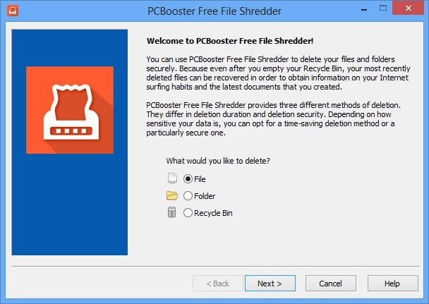 PCBooster Free File Shredder 7.3.4