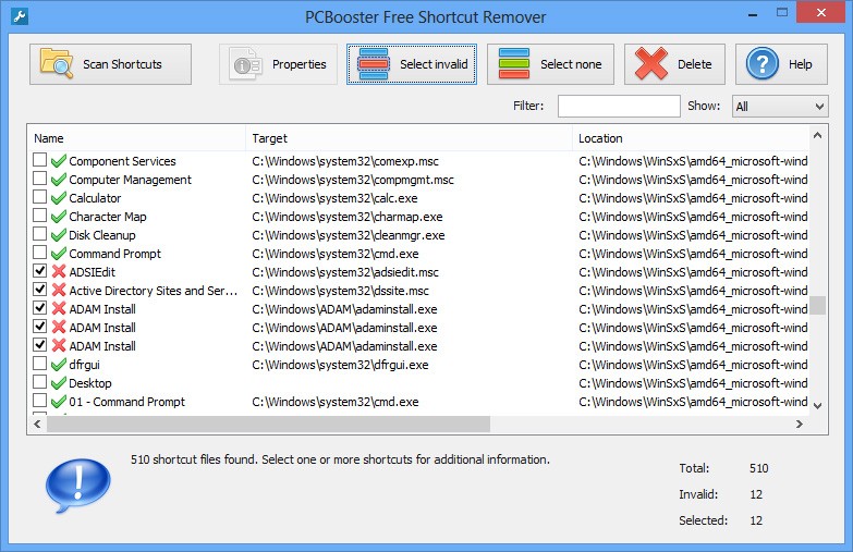 PCBooster Free Shortcut Remover 7.3.4