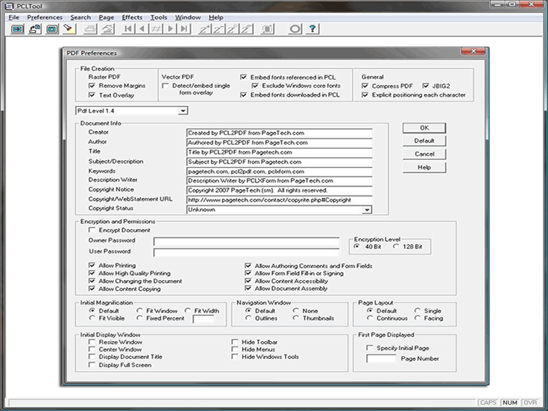 PCL to PDF - PCLTool SDK Option V 64-bit 13.05