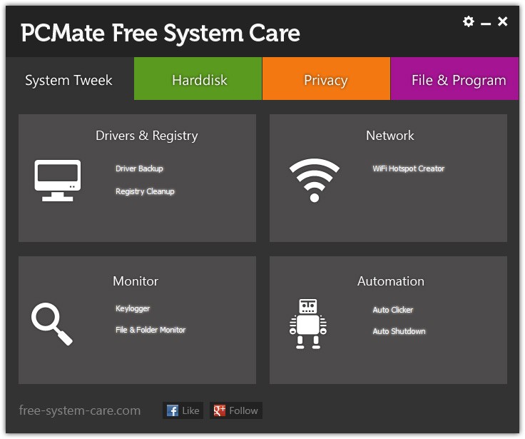 PCMate Free System Care 6.6.3