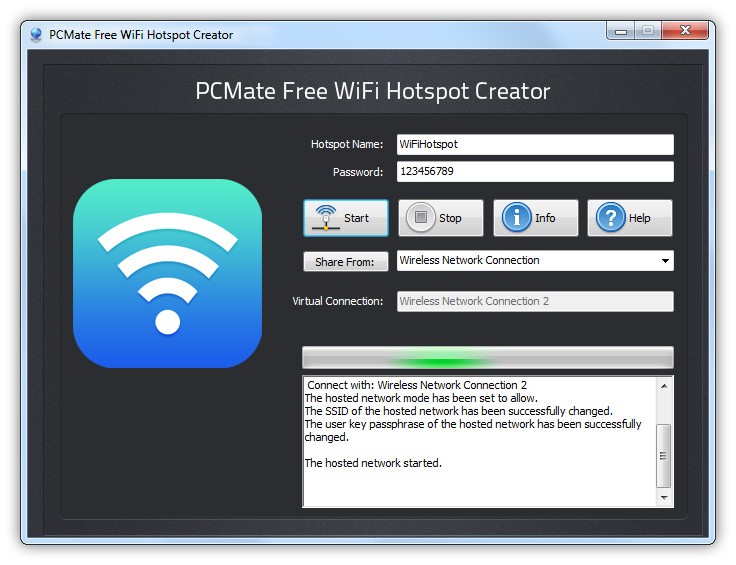 PCMate Free WiFi Hotspot Creator 6.6.2