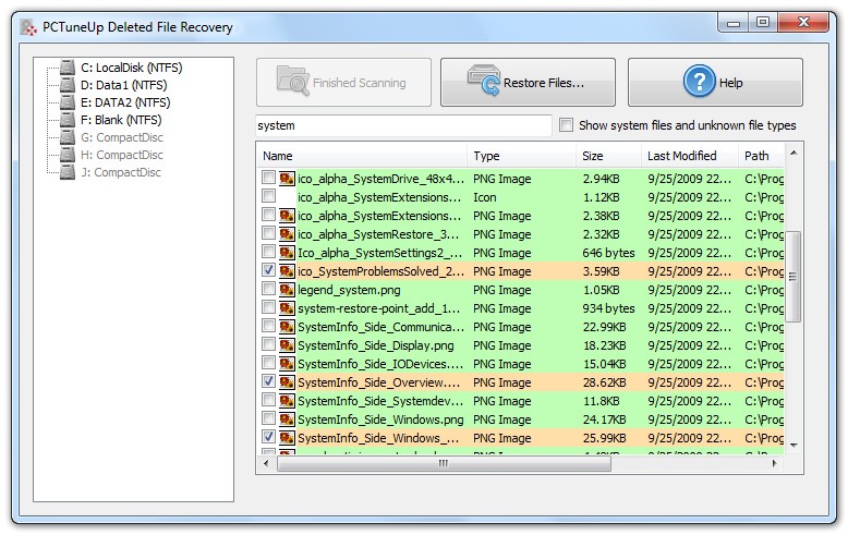 PCTuneUp Free File Recovery 4.2.5