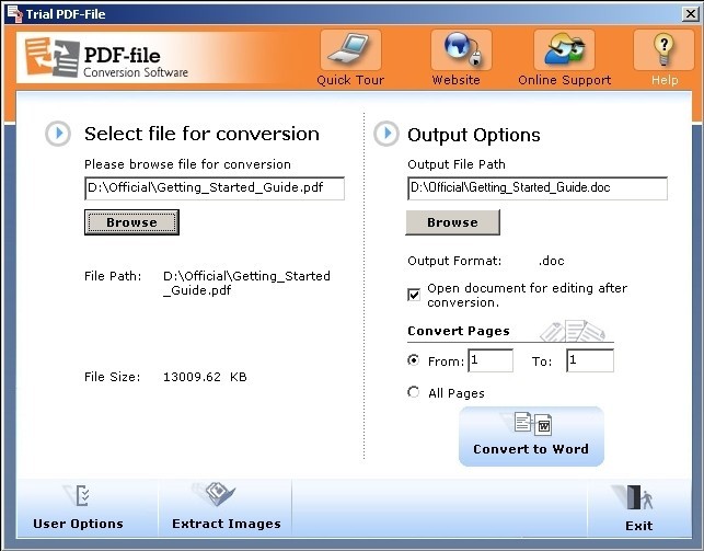 PDF-File PDF Converter to Convert PDFs 3.0