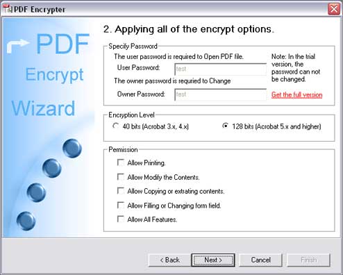 PDF Encrypter 2.50