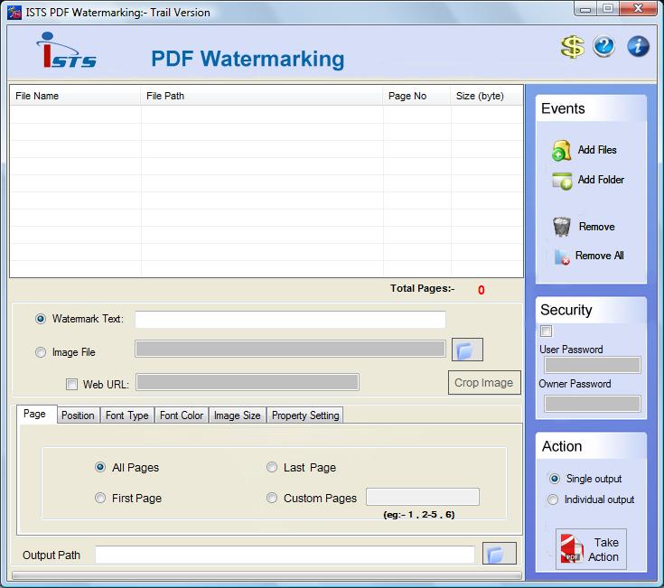 PDF File Watermarking 2.8.0.4