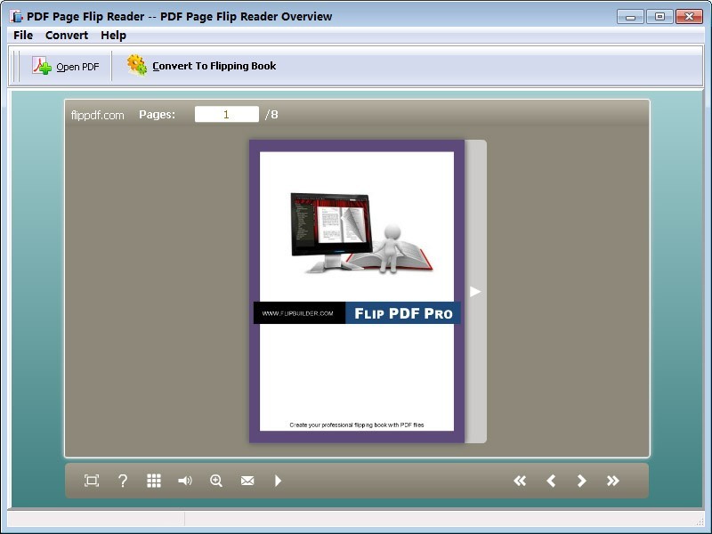PDF Page Flip Reader - freeware 2.7
