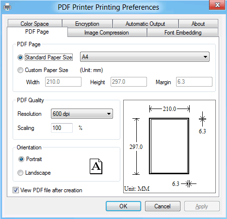 PDF Printer for Windows 8.1