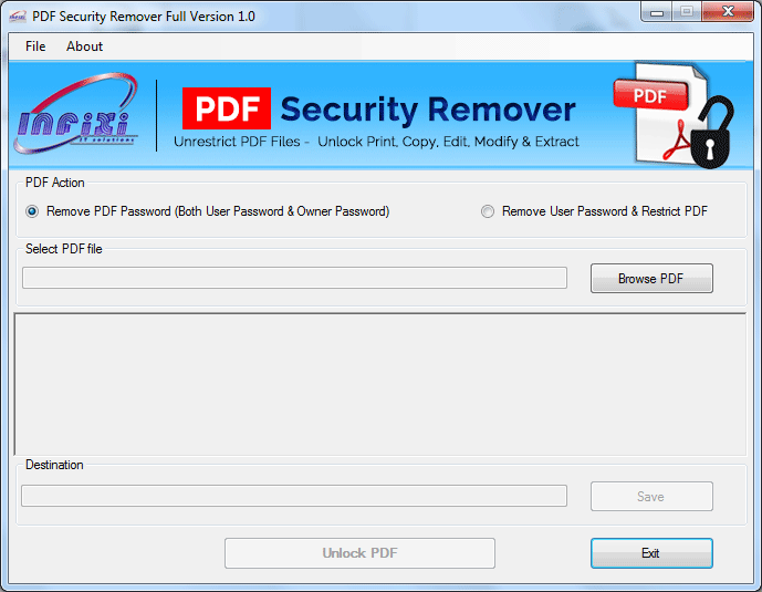 PDF Security Remover 1.0