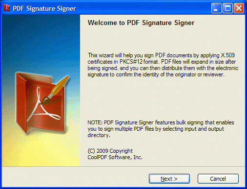 PDF Signature Signer 2.0