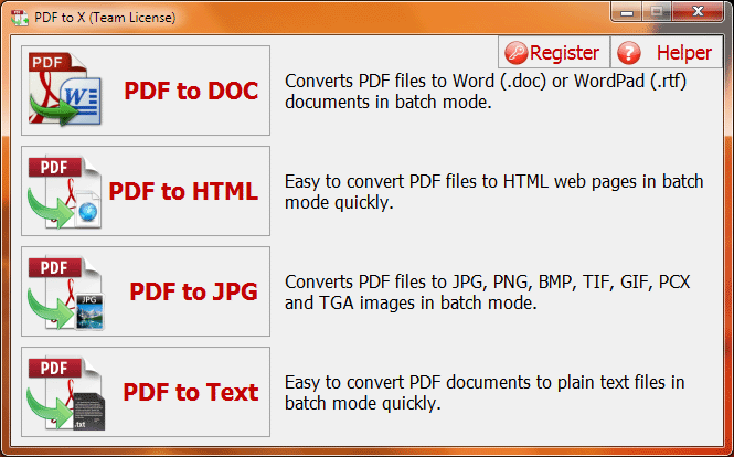PDF to X 4.0