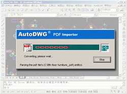 PDFIn PDF to DWG converter 2012 3.0