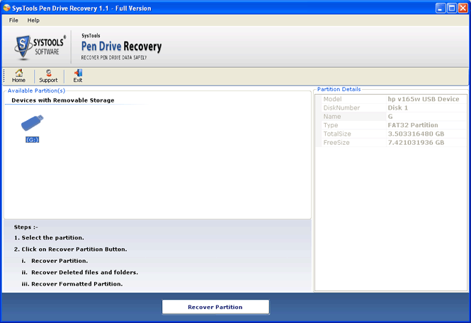 Pen Drive Data Recovery Software 1.1.2