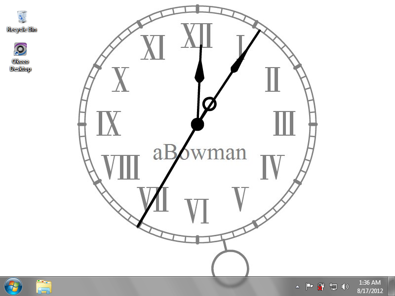 Pendulum Desktop Clock Wallpaper 1.0.0