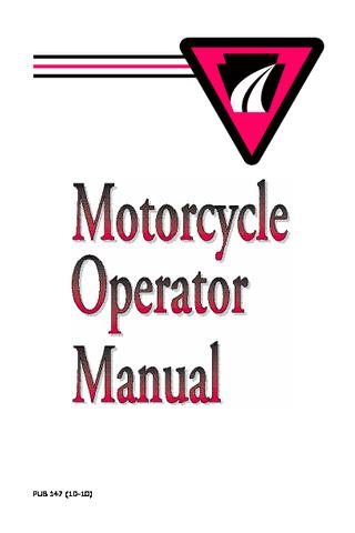Pennsylvania Motorcycle Manual 4.1