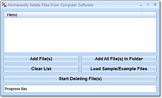 Permanently Delete Files From Computer Software 7.0