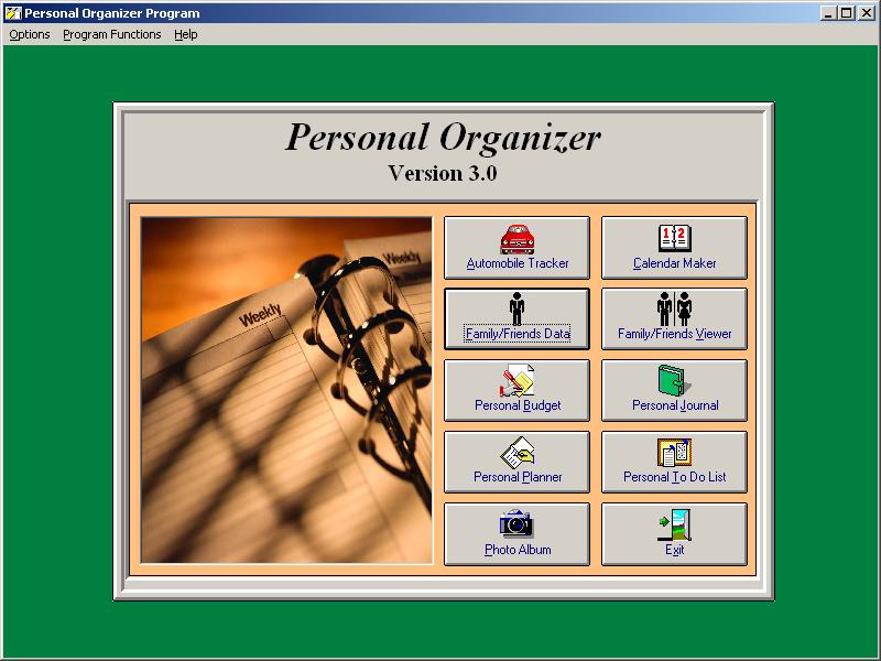Personal Organizer 7.6