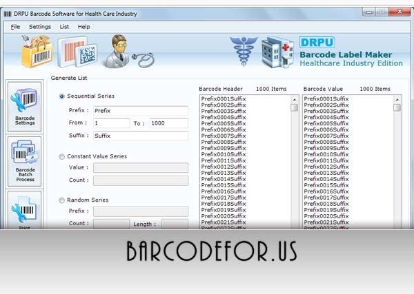 Pharmaceutical Barcode Generator 7.3.0.1