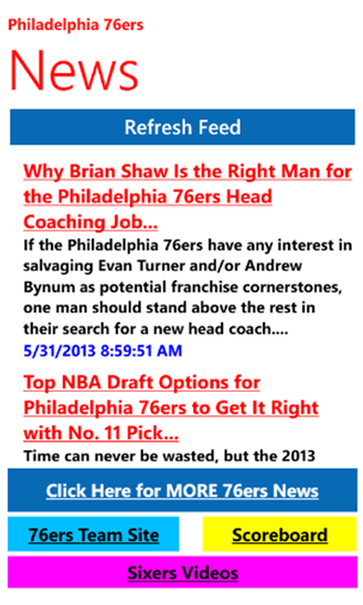 Philadelphia Basketball News 1.0.0.0