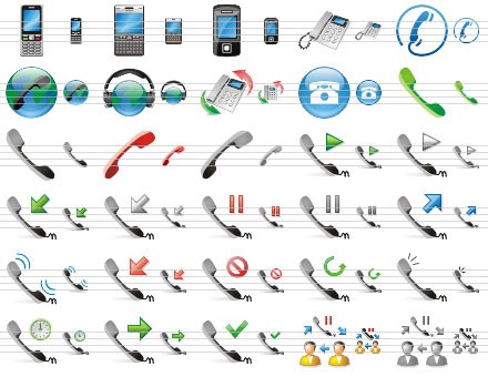 Phone Toolbar Icons 2011.3