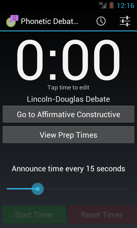 Phonetic Debate Timer Pro 1.0