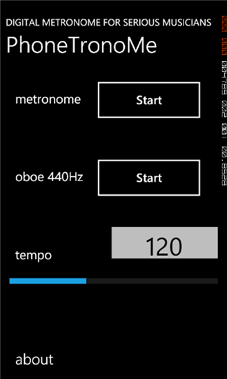 PhoneTronoMe (metronome) 1.0.0.0