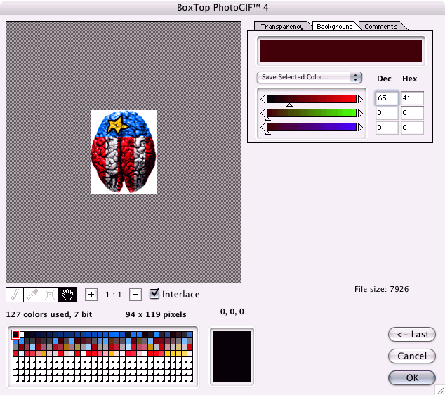 PhotoGIF for Macintosh 4.0.1