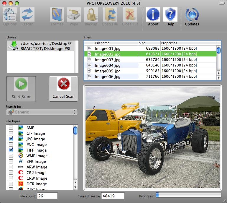 PHOTORECOVERY 2012 for Mac 5.0.5.8
