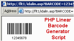 PHP Linear Barcode Generator Script 2011