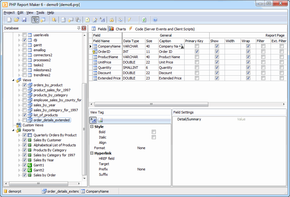 PHP Report Maker 6.0.0