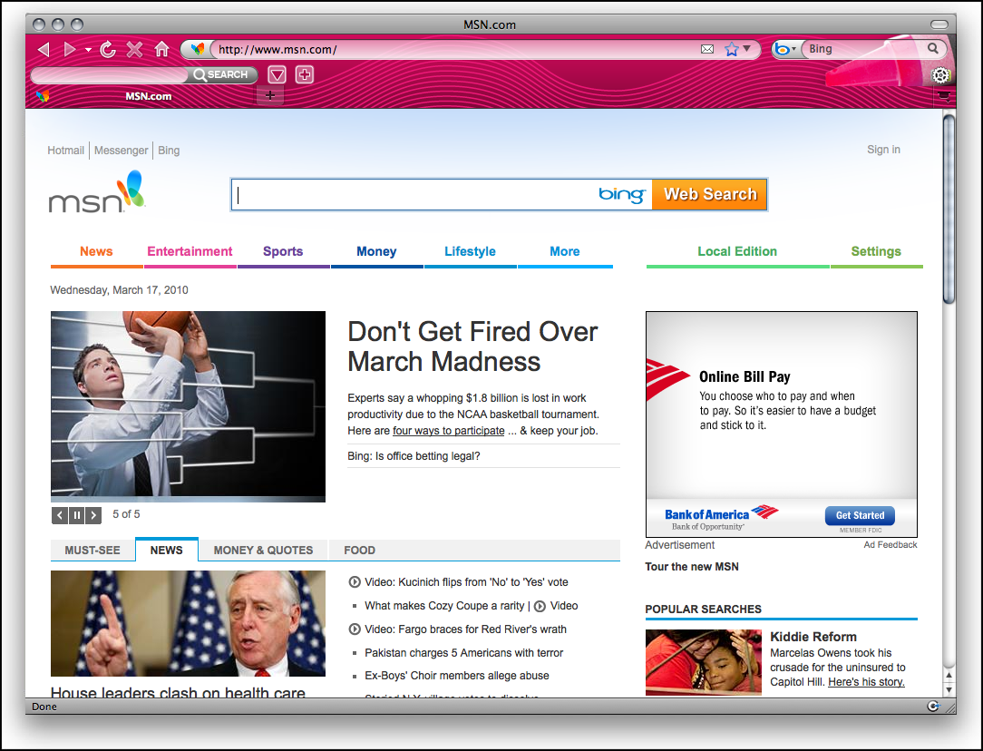 Pink Crayon Firefox Interactive Theme 1.0