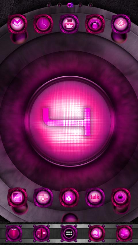 Pink EYE-Phone GO Launcher EX 2.0