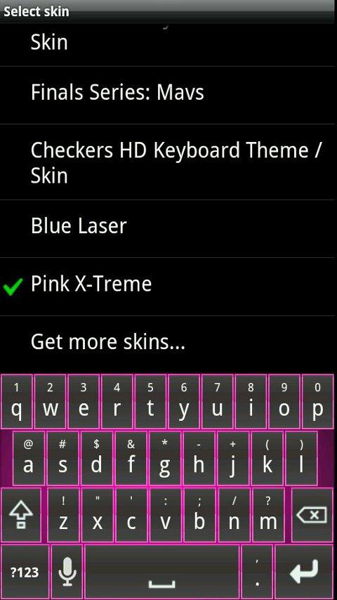Pink X-Treme HD Keyboard Skin 1.0