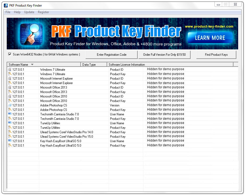 PKF Product Key Finder 1.1.5