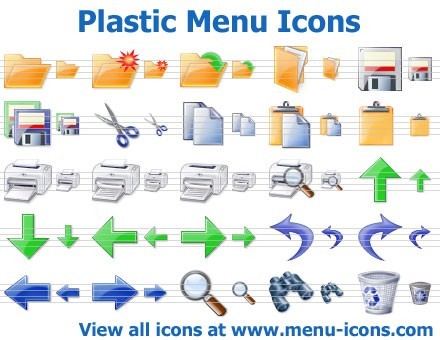 Plastic Menu Icons 2011.1