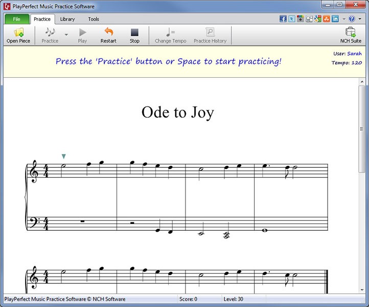 PlayPerfect Music Practice Software 0.94
