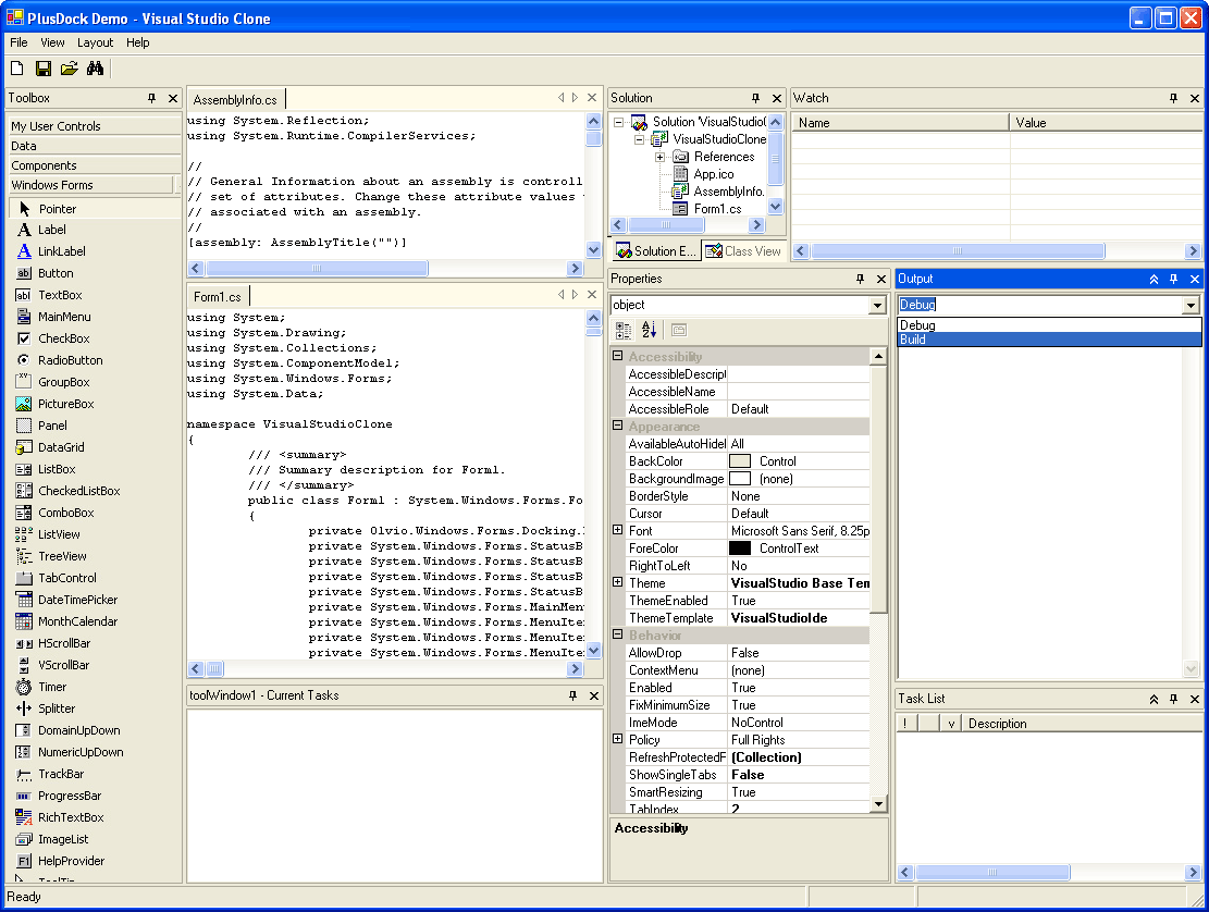 PlusDock for .NET 2.0 3.2000.0.7
