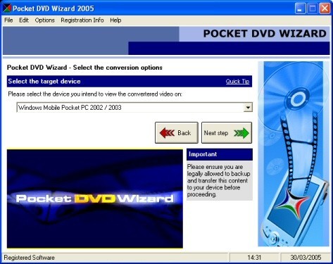 Pocket DVD Wizard 2.6